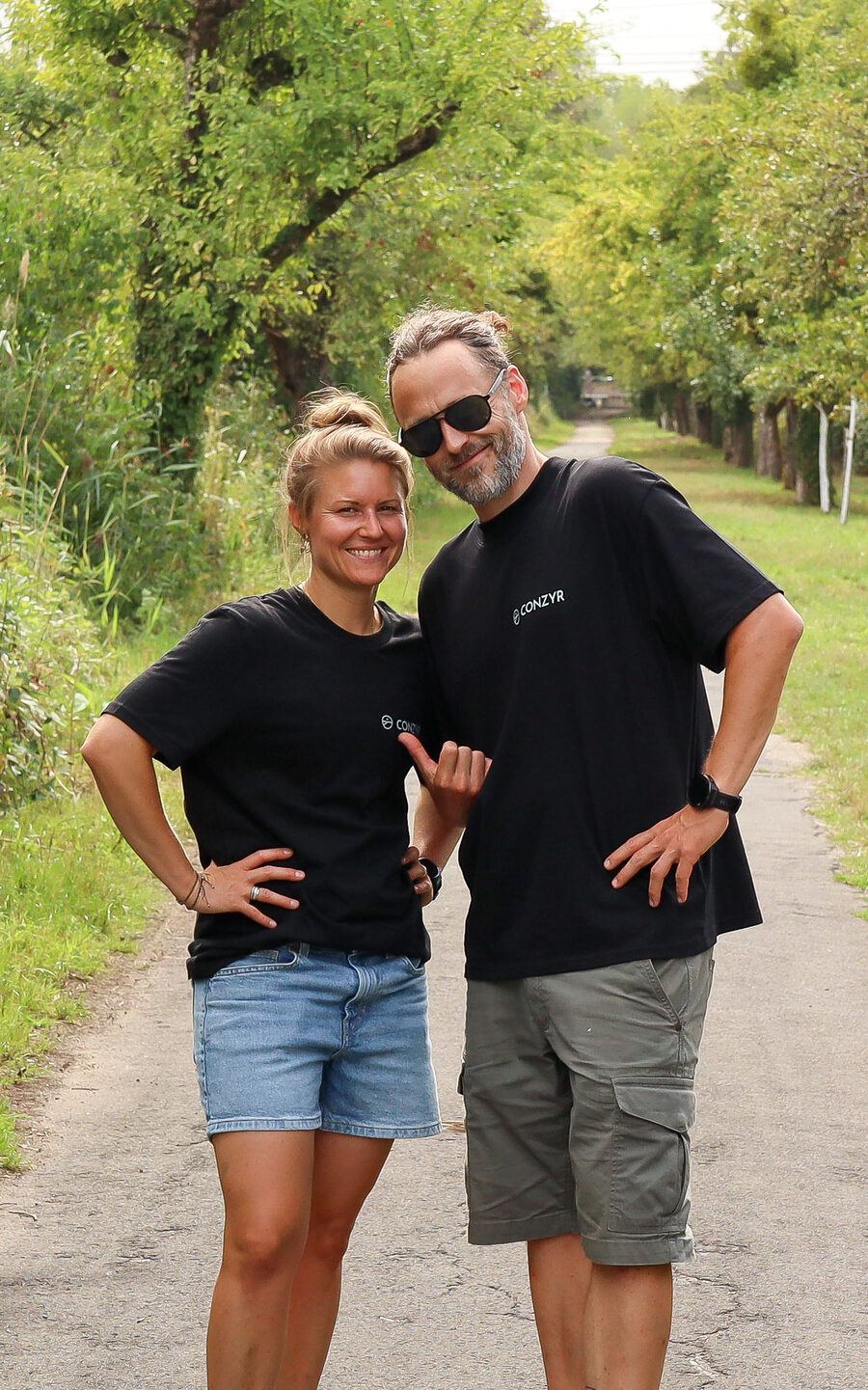 Johanna Hetz und Sascha Koslowski nach der BANU-Prüfung